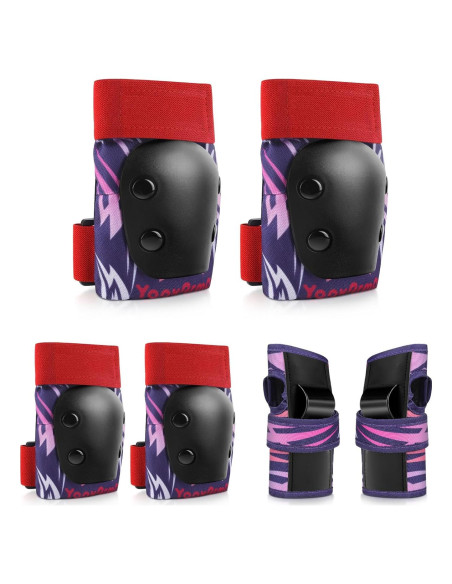 Conjunto de Rodilleras y Codilleras YOOXARMOR para Niños 3-8 Años