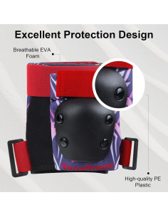 Conjunto de Rodilleras y Codilleras YOOXARMOR para Niños 3-8 Años 2