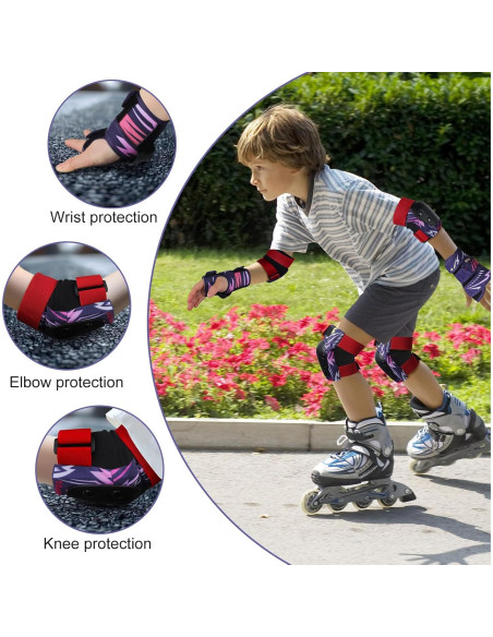 Conjunto de Rodilleras y Codilleras YOOXARMOR para Niños 3-8 Años