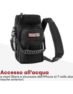 Soporte para Botellas de Agua 64 oz Wild Wolf Outfitters Negro 2