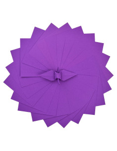 100 Hojas de Papel de Origami Doble Cara Origamipolly 7.62 cm