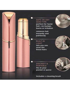 Epilador facial eléctrico para mujeres AOCE TrimmerFj1 Oro Rosa 2