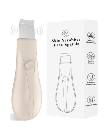 Espátula Limpiadora de Piel LRUFOB para Cuidado Facial Beige