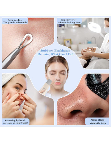 Espátula Limpiadora de Piel LRUFOB para Cuidado Facial Beige