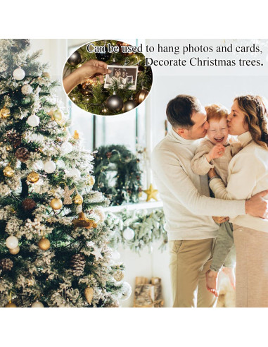 Paquete de 100 Pinzas de Ropa de Metal BONYCUST - Acero Inoxidable