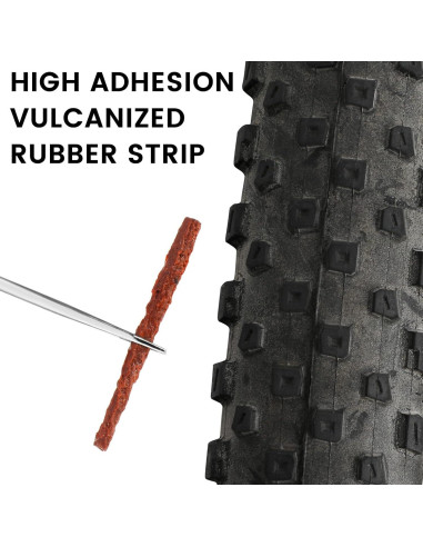 Kit de Reparación de Neumáticos Tubeless Oumers con 5 Tiras