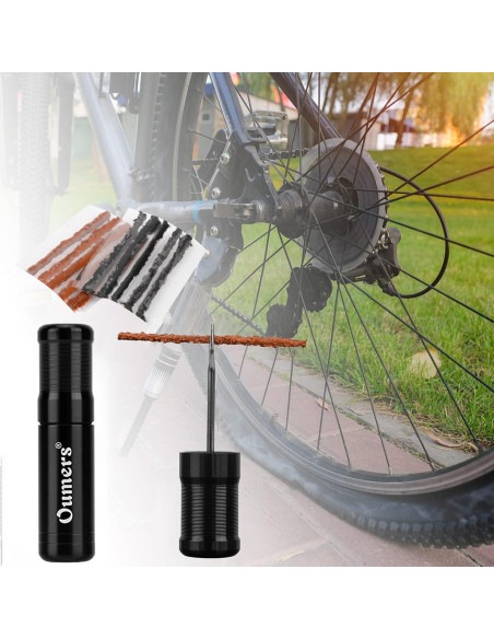 Kit de Reparación de Neumáticos Tubeless Oumers con 5 Tiras