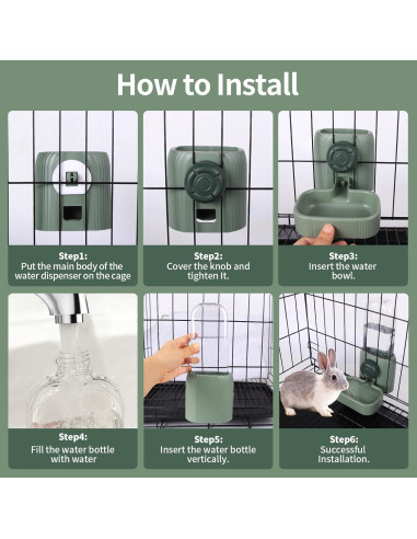 Dispenser Automático de Agua para Mascotas Flying Dove 590ml