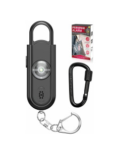 Alarma Personal VIGOROAD 130 dB con Luz LED Estroboscópica