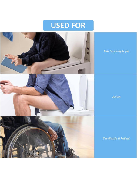 Deflector de Orina Universal TPE Grande para Inodoro