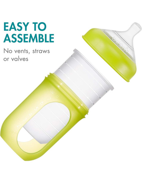 Biberones Pouch Reutilizables Boon Nursh 8 Oz - Paquete de 3