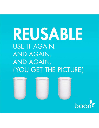 Biberones Pouch Reutilizables Boon Nursh 8 Oz - Paquete de 3