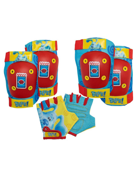Conjunto de Rodilleras y Guantes Nickelodeon Pistas de Blue