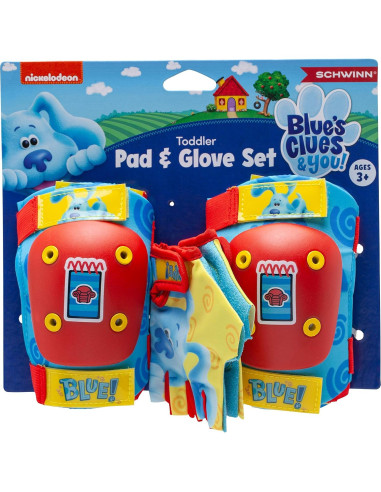 Conjunto de Rodilleras y Guantes Nickelodeon Pistas de Blue