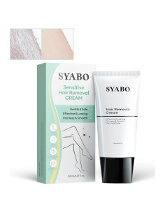Crema Depilatoria para Piel Sensible SYABO 148 ml - Indolora