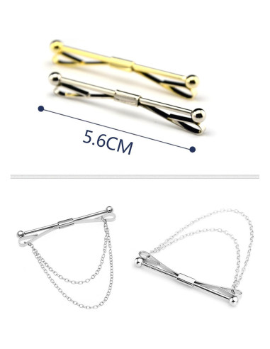 Juego de Alfileres de Corbata para Hombres JV LZ08 - 2 Piezas