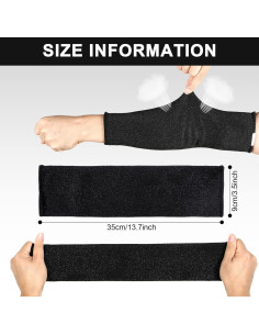 Chuarry 3 Pares de Mangas Protectivas Resistentes a Cortes Nivel 5 2