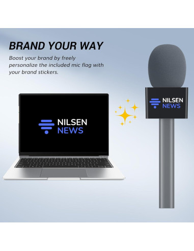 Adaptador de Mano TONOR TP20 para Micrófono Lavalier Inalámbrico