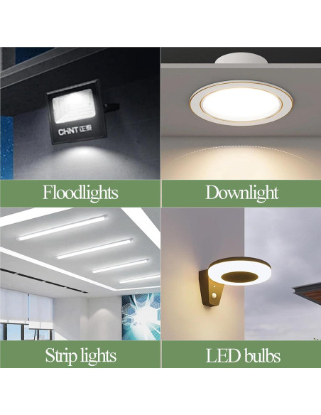 Interruptor de luz PIR QDenglamp negro con sensor de movimiento