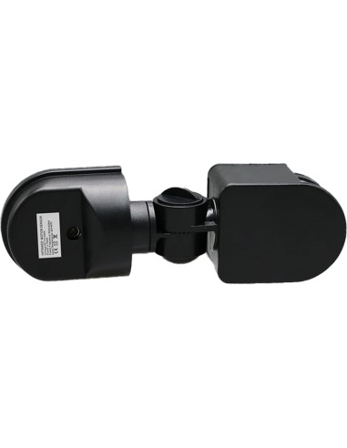 Interruptor de luz PIR QDenglamp negro con sensor de movimiento