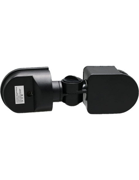 Interruptor de luz PIR QDenglamp negro con sensor de movimiento