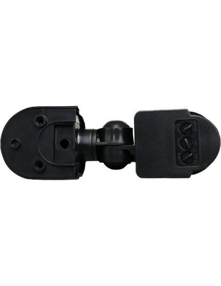 Interruptor de luz PIR QDenglamp negro con sensor de movimiento