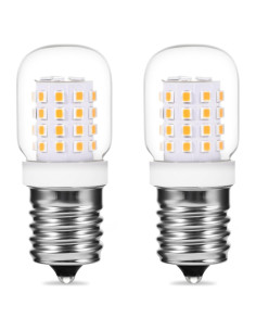Bombilla E17 3W 2700K para Microondas Whirlpool - 2 Paquete