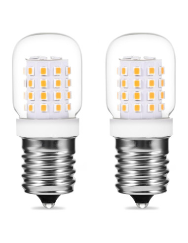 Bombilla E17 3W 2700K para Microondas Whirlpool - 2 Paquete