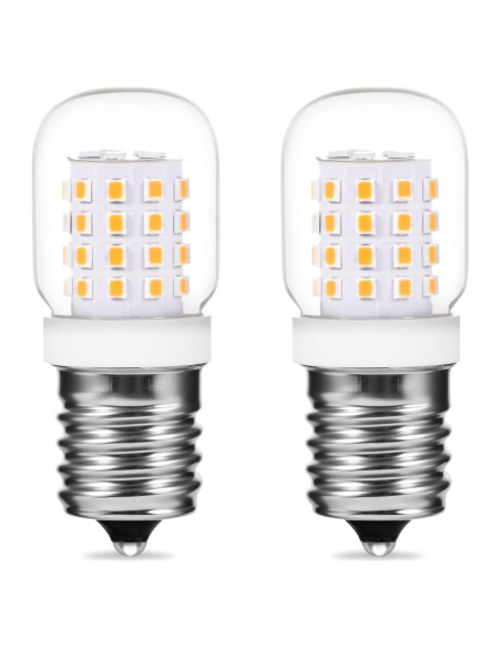 Bombilla E17 3W 2700K para Microondas Whirlpool - 2 Paquete