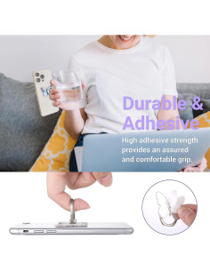 Soporte de Anillo para Teléfono Móvil AOZUO 3 PCS Mariposa 2