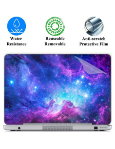 Pegatina Personalizada para Laptop Meffort Inc 30-31 cm Nubes Galácticas 2