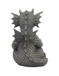 Estatua de Dragón Meditador Ebros 12.7 cm Resina Decorativa 2