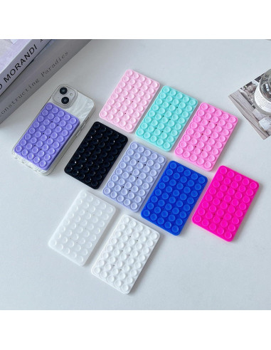 Agarradera de Succión Doble Lado Silicona Mokiwala 2 Paquetes