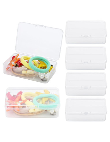 Organizador de Gomas para el Cabello BATTIPAW 6PCS Transparente