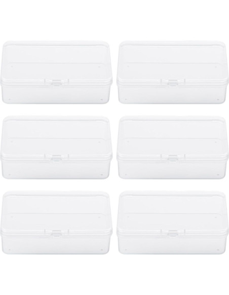 Organizador de Gomas para el Cabello BATTIPAW 6PCS Transparente Organizador de Gomas para el Cabello BATTIPAW 6PCS Transparente