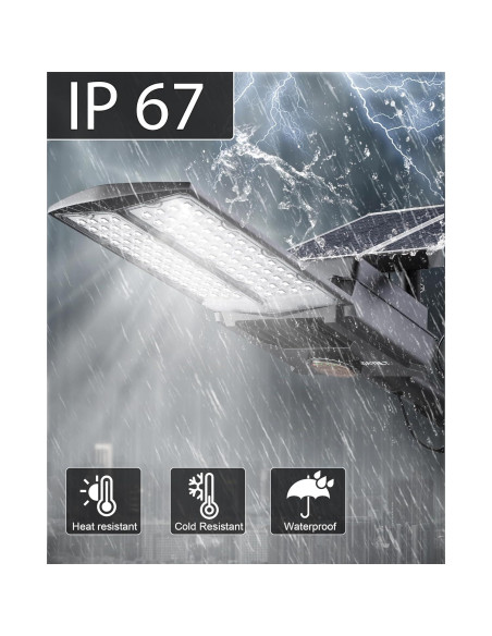 Luces Solares de Calle JAYNLT Y-8000W 750000 lm 6500K IP67