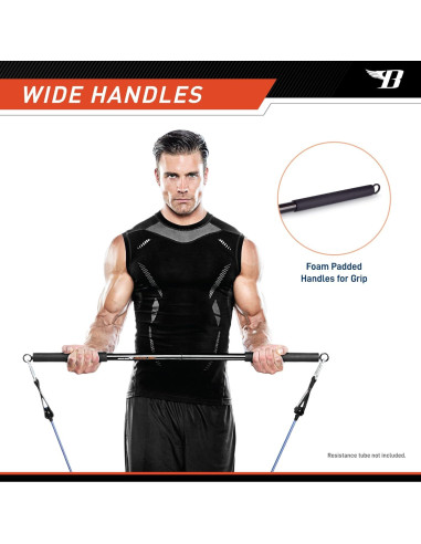 Barra de Entrenamiento de Resistencia Bionic Body BBEB-020 91.44 cm