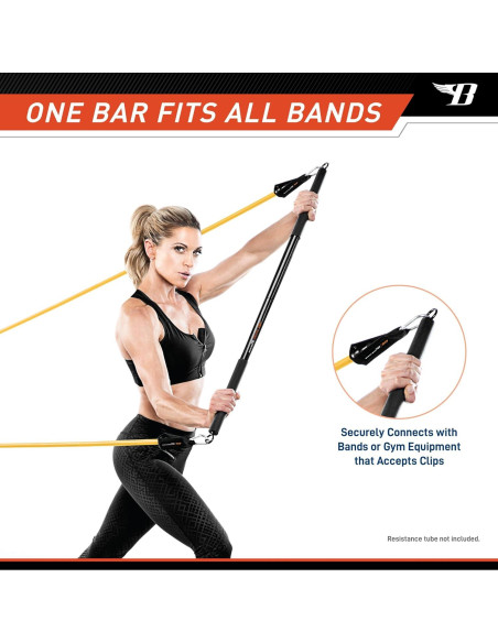 Barra de Entrenamiento de Resistencia Bionic Body BBEB-020 91.44 cm