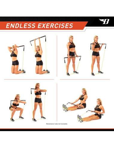 Barra de Entrenamiento de Resistencia Bionic Body BBEB-020 91.44 cm