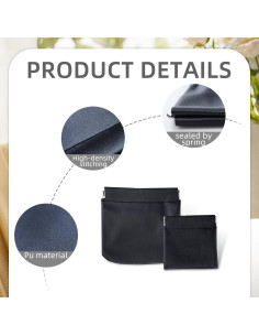 Bolsa de Almacenamiento para Auriculares PU Flylin - 2 Piezas 2