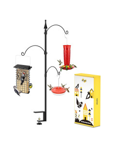 Gancho para Comedero de Aves iBorn 67.7 cm con 3 Ganchos Ajustables