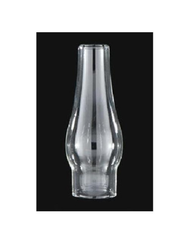 Chimenea de Vidrio Transparente B&P Lamp 8.89 cm Vintage