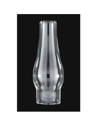 Chimenea de Vidrio Transparente B&P Lamp 8.89 cm Vintage