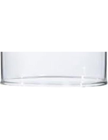 Chimenea de Vidrio Transparente B&P Lamp 8.89 cm Vintage