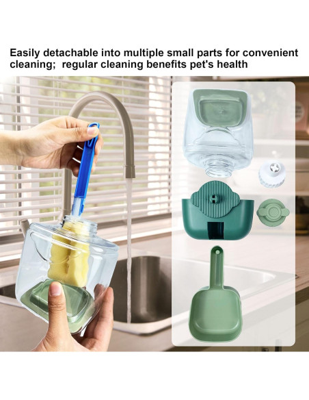 Botella de Agua Colgante Automática RMNHPTK 1L Azul-Rosa Botella de Agua Colgante Automática RMNHPTK 1L Azul-Rosa