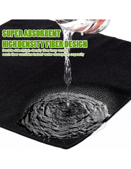 Paquete de 4 Toallas de Golf Remagr Microfibra 40x40 cm con Clip