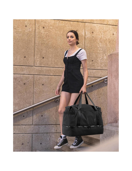 Bolsa de viaje BAGSMART para mujeres 37L con compartimento para zapatos