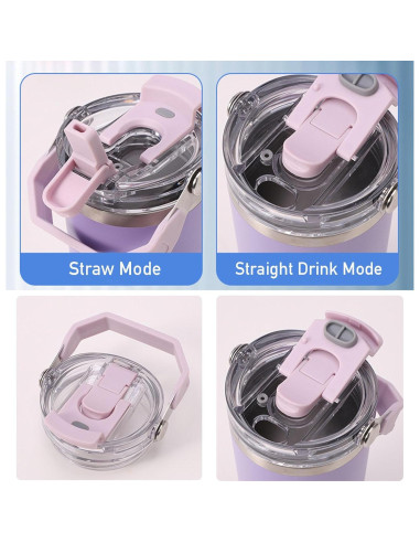 Tapa de Reemplazo Stanley IceFlow 30oz y 20oz 2 PCS Negra