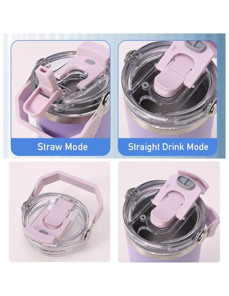 Tapa de Reemplazo Stanley IceFlow 30oz y 20oz 2 PCS Negra