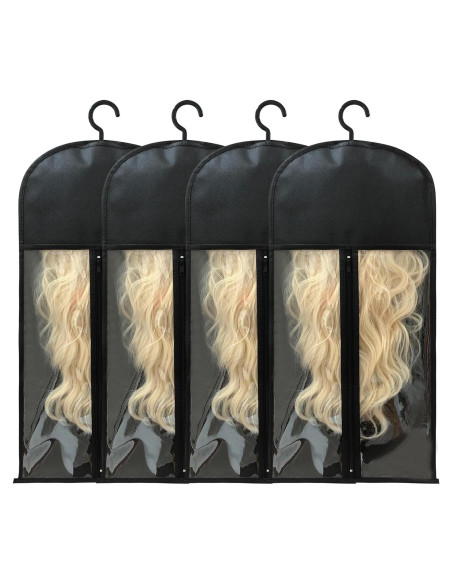 Bolsa de Almacenamiento para Pelucas Jonley 60x30cm - 4 Pcs